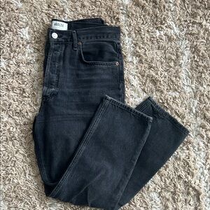 AGOLDE Riley Black Denim Jeans